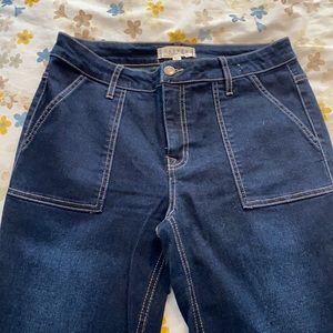 Harper Heritage Mid-Rise Flare Jeans